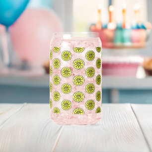 Canette Ensemble de verre Cute Yellow Lemons