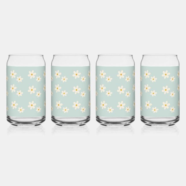 Canette Ensemble de verre Daisy Bloom Drinkware (Recto)