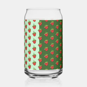 Canette Ensemble de verre Hunter Green Light Strawberry