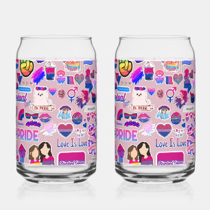 Canette Fierté en verre