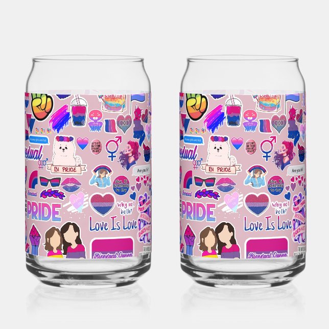 Canette Fierté en verre (Droite)