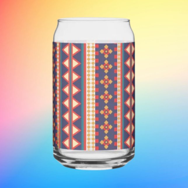Canette Fils Nomades | Verre à motif aztèque (Créateur téléchargé)
