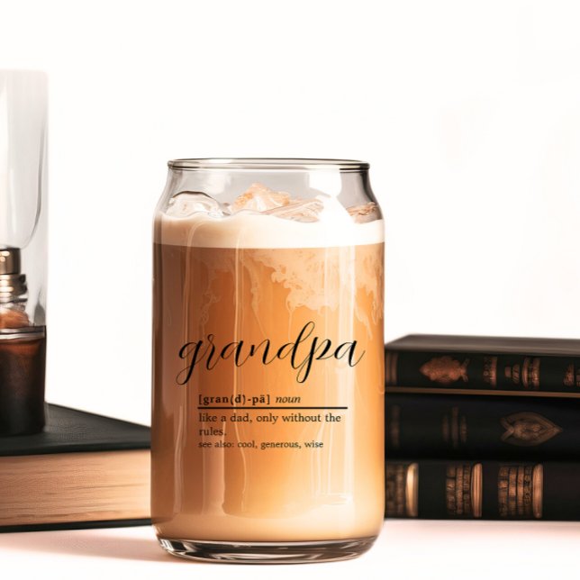 Canette Grandpa Définition Bière Can Verre (Créateur téléchargé)
