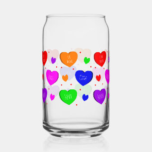 Canette La Saint Valentin peut envelopper de verre