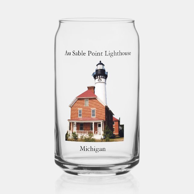 Canette Le phare d'Au Sable Point peut verre (Recto)