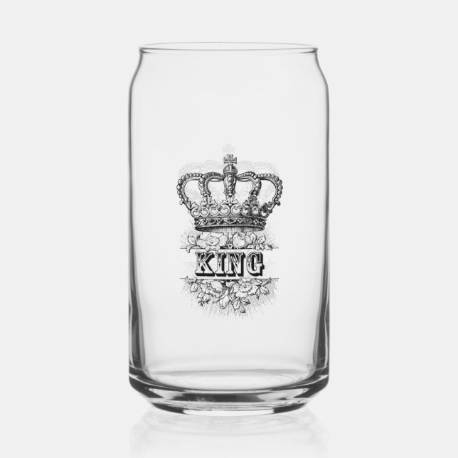 Canette Le roi peut verre (Verso)