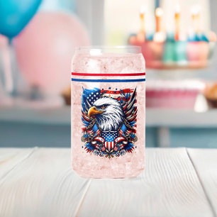 Canette Les États-Unis peuvent verre