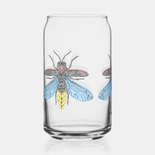 Canette Lucioles - Bocal en verre