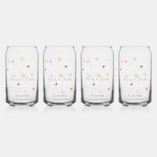 Canette Lunettes de verre triangle en verre brillant perso