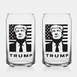 Canette Maga Merch Ensemble de verre TrumpWear