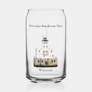 Canette Milwaukee Breakwater Light peut verre