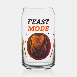 Canette Mode Festin – Verre à vin de Thanksgiving drôle