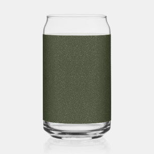 Canette Moss Parties scintillant verte personnalisée Verre