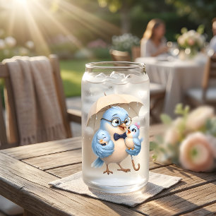 Canette Oiseau Papa Peut Verre Cadeau de Fête des Pères
