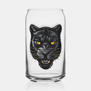 Canette Panthère noire peut verre