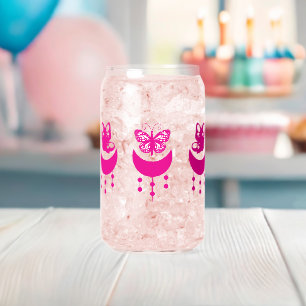 Canette Papillon de lune occulte peut envelopper de verre