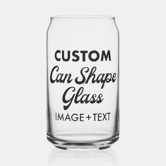 Canette Personnalisé Peut Former Le Verre 16oz