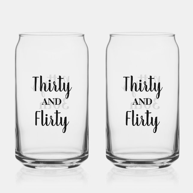 Canette Personnaliser le verre Soda 30th (Recto)