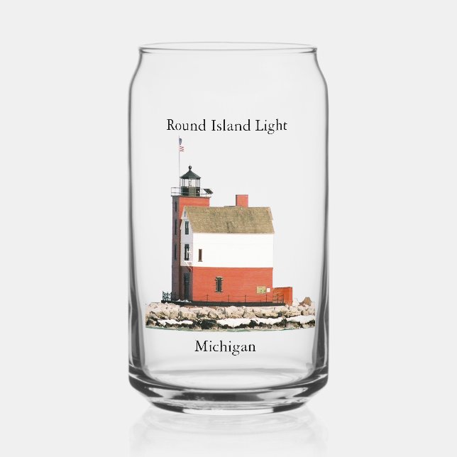 Canette peut verre de Round Island Light (Recto)