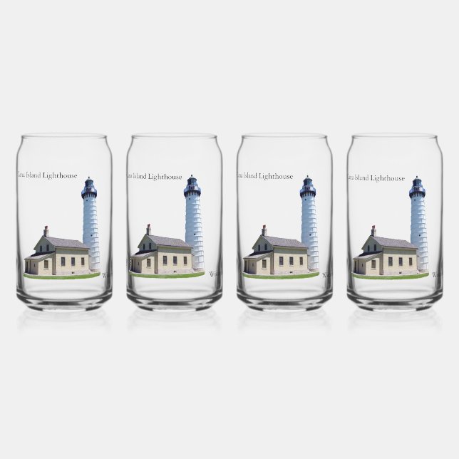 Canette Phare de l'île Cana peut verre (Recto)