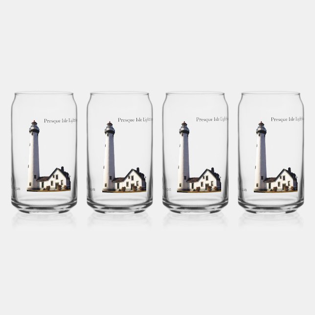 Canette Phare de Presque Isle peut verre (Recto)