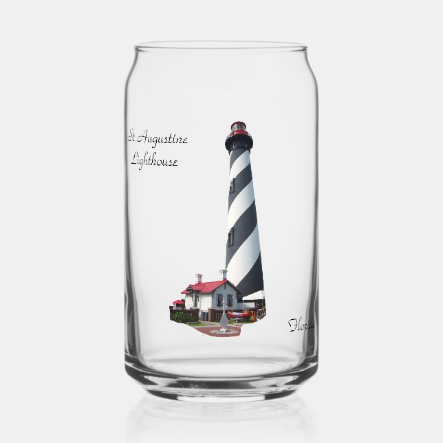 Canette Phare de St. Augustine peut verre (Recto)
