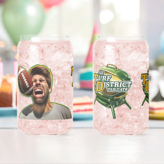 Canette Podcast et Tailgate Logo Paire de verre