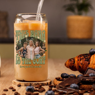 Canette Rétro Cette Nana est la Chèvre Photo Mug Verre