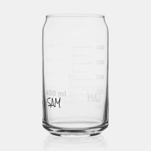Canette Science Lab Beaker Chimie de verre personnalisée