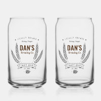 Société de brasserie personnalisée Verre de bière