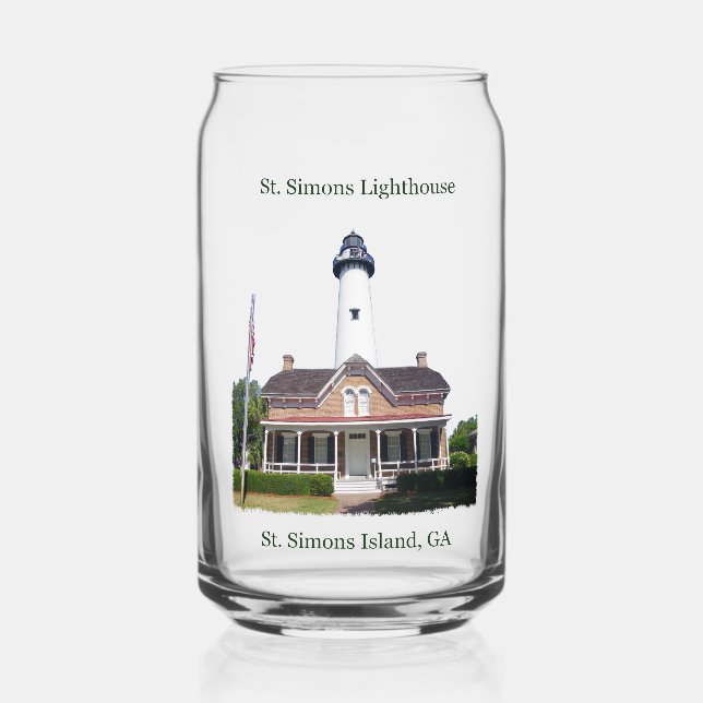 Canette St. Simons Lighthouse peut verre (Recto)
