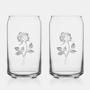 CANETTE STYLE DE CONCEPTION ARTISTIQUE EN VERRE BOISÉ
