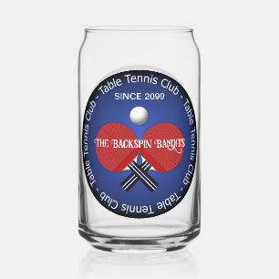 Canette Table Tennis Ping Pong Verre Bière