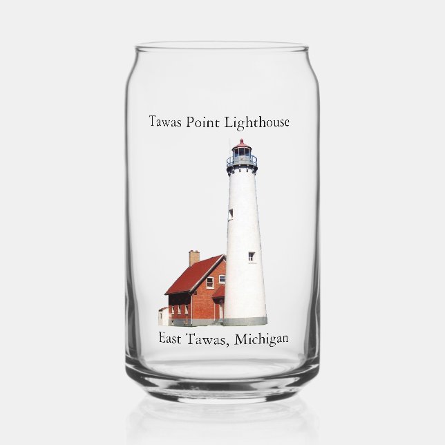 Canette Tawas Point Lighthouse peut verre (Recto)