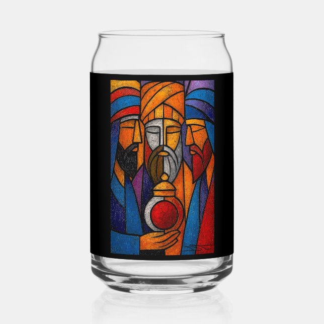 Canette Trois Sages Verre Moderne Coloré (Recto)
