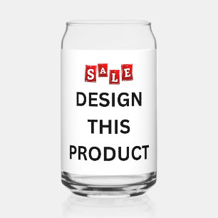 Canette VENTE ! Verre - Forme de boîte - 16 oz - Ensemble