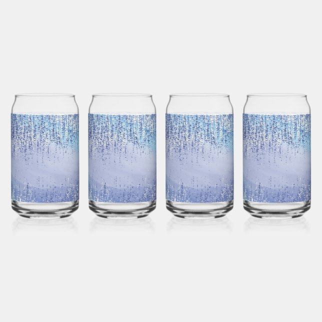 Canette Verre à boire avec éclaboussures de peinture abstr (Recto)