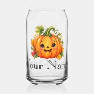 Canette Verre à boire personnalisé pour Halloween avec cit