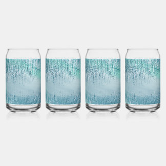 Canette Verre à boire tumbler avec éclaboussures de peintu
