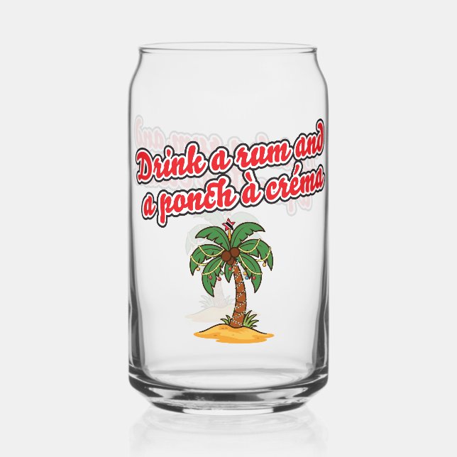 Canette Verre à boisson de Noël classique Trini (Recto)