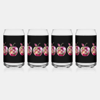 Canette Verre à canne imprimé