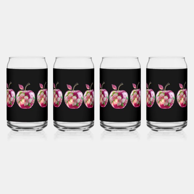 Canette Verre à canne imprimé (Recto)