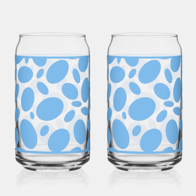 Canette Verre à points bleus (Recto)