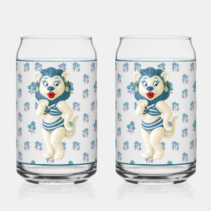 Canette Verre à soda Lion en céramique
