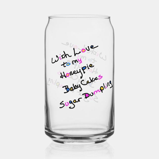 Canette Verre avec amour (Recto)