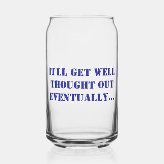 Canette Verre Can Imprimé - Ça va être bien pensé...