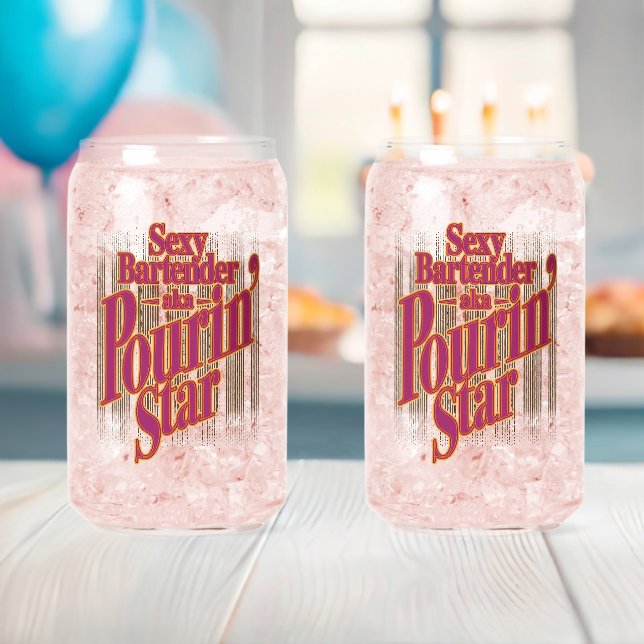 Canette Verre Can Star qui Verse (Insitu (Baby Shower))