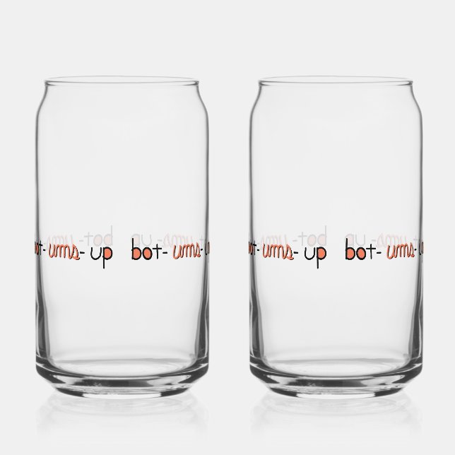 Canette Verre cul sec Bot Ums Up (Recto)