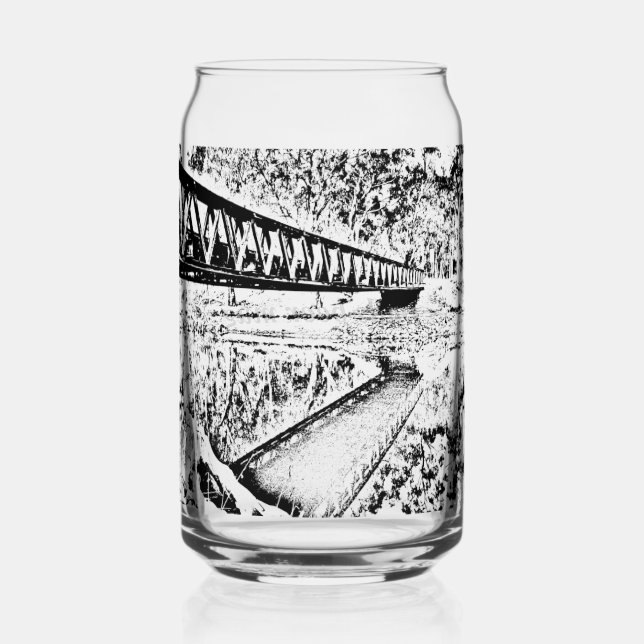 Canette Verre de boîte imprimée (Recto)