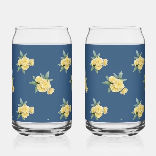 Canette Verre de boîte Rose Jaune (Recto)